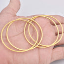 Gold Plated Connector Ring Links