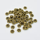 Gold Antique Bali Spacers Beads For Jewelry Makings 