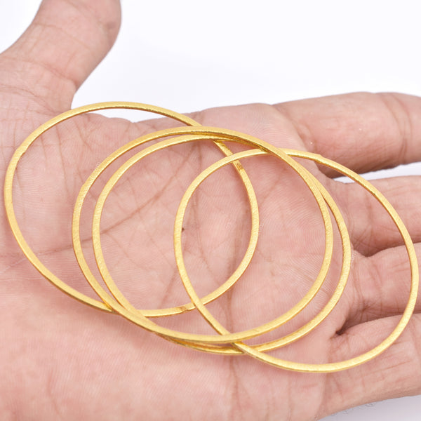 Gold Plated Connector Ring Links