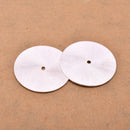 Silver Flat Disc Heishi Spacers Beads For Jewelry Makings 