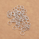 5.5mm Silver Plated Open / Split Open Wire Jump Rings