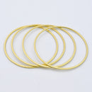 Gold Washer Circle Rings Connector For Jewelry Makings 