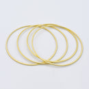 Gold Washer Circle Rings Connector For Jewelry Makings 