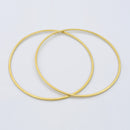 Gold Washer Circle Rings Connector For Jewelry Makings 