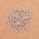 4mm - Silver Plated Open / Split Open Wire Jump Rings