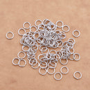 4.6mm - Silver Plated Open / Split Wire Jump Rings