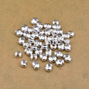 Silver Plated Crimp Cover Component - 5mm
