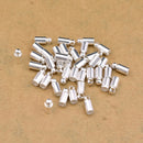 Silver Plated Cord End Caps