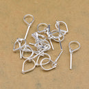 Silver Plated Teardrop Pendant Bail