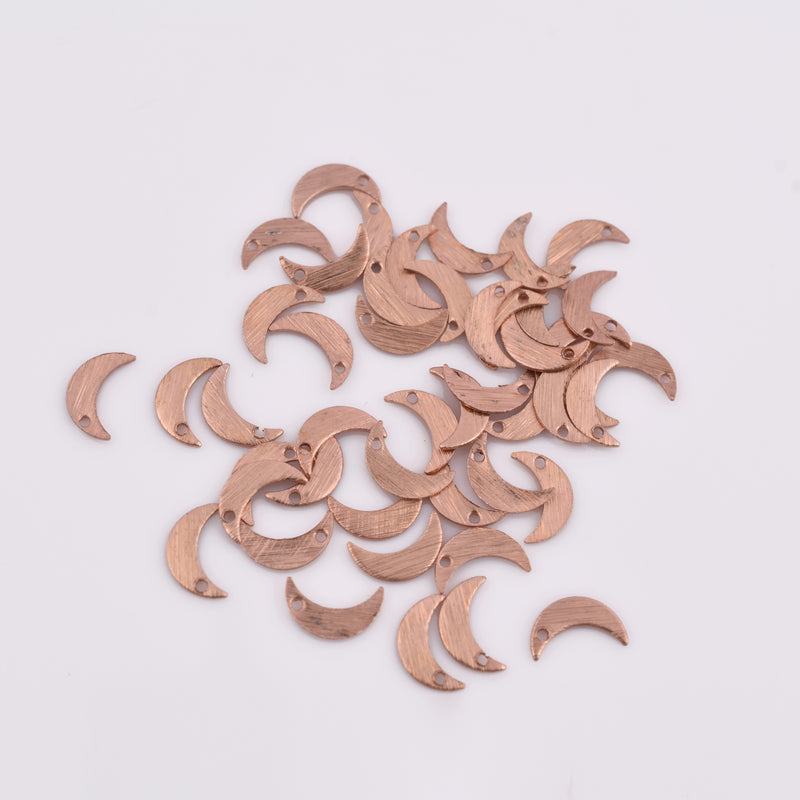 Rose Gold Plated Moon Charms