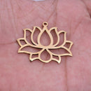 5 Chakra Charms Set, Raw Brass Sacred Geometry, Zen Charms, Spiritual Yoga Pendants, Raw Brass findings