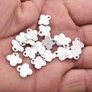 Silver Plated Stamping Blanks, Geometrical Charms
