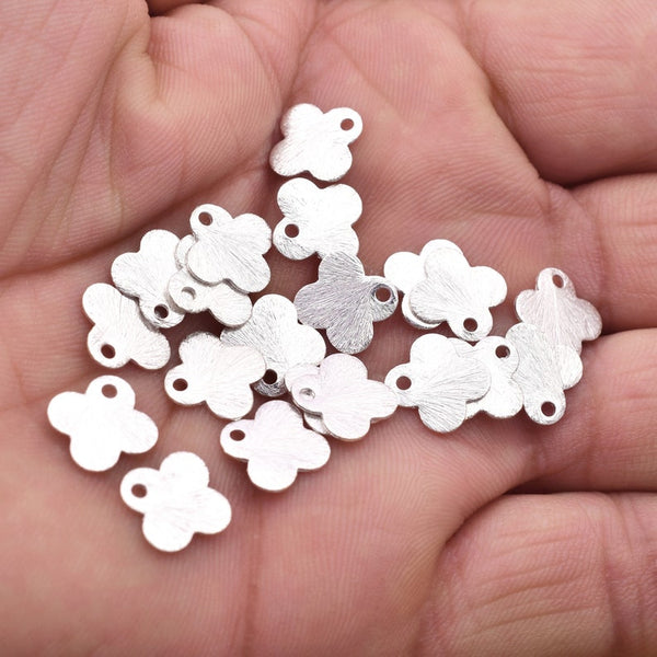 Silver Plated Stamping Blanks, Geometrical Charms