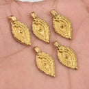 Raw Brass Tribal Boho Ethnic Charms - 25mm