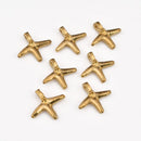 Raw Brass Tribal Geometric Boho Ethnic Charms