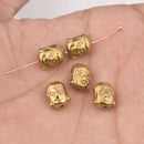 Raw Brass Ethnic Buddha Charms