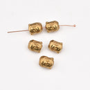 Raw Brass Ethnic Buddha Charms