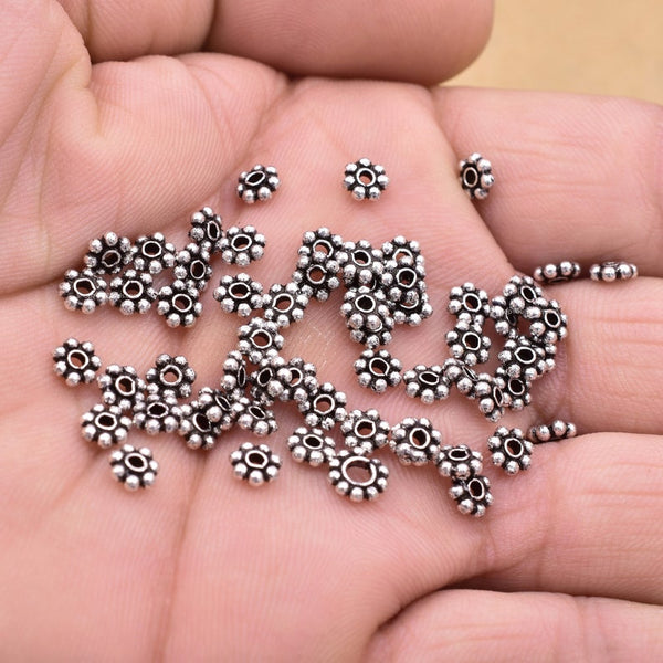 6mm - 20Pcs Bali Silver Beads For Jewelry Making, Plated Spacer Beads,  Findings - Yahoo Shopping