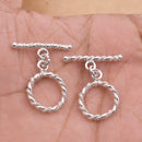 Toggle Clasp, Silver Toggle Clasp