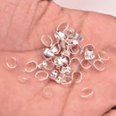Silver Plated Open Pinch Pendant Bails