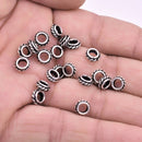 7mm Silver Plated Bali Spacer Beads