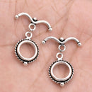 Antique Silver Plated Toggle T Bar Clasps - 20x15mm