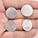Silver Plated Round Earring Studs