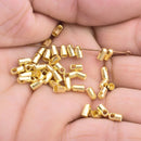 Gold Plated Crimp End Caps