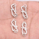 Silver Plated S Hook Clasps