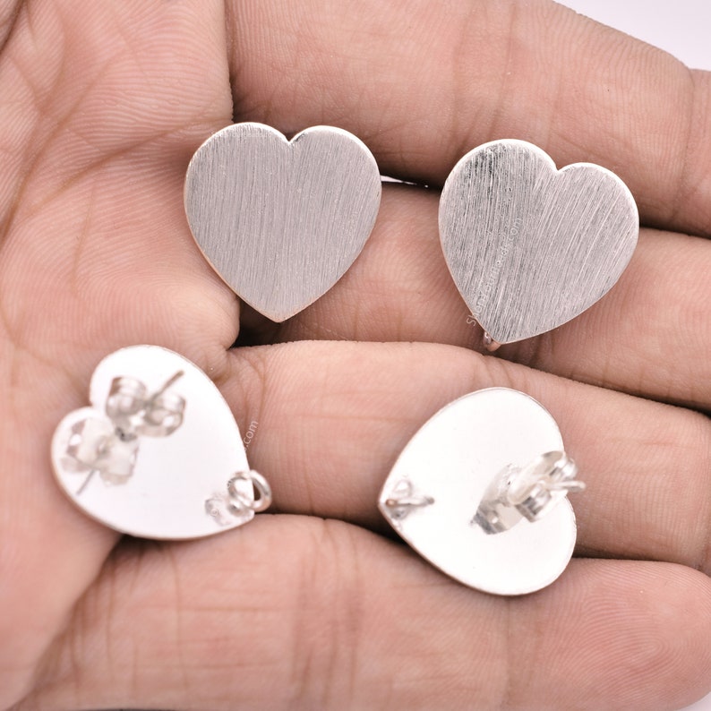 Silver Plated Round Earring Studs
