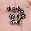 Antique  Silver Bali Spacer Beads 10mm -10pcs