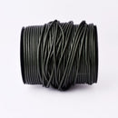 3mm Metallic Forrest Green Leather Cord - Round - Premium Quality - Indian Leather - Wrap Bracelet Making Findings - Necklace Making