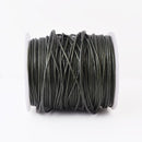 1.5mm Metallic Forrest Green Leather Cord - Round