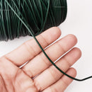 2mm Leather Cord - Emerald Green Color - Round - Indian Leather - Wrap Bracelet Making Findings