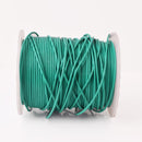 1.5mm Leather Cord - Cyan Blue - Round - Matt Finish