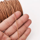 1.5mm Leather Cord - Natural Mustard Brown - Round