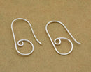 Silver Ear Wire Hooks Parts For Earring Makings