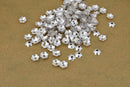 Silver Flower Bead Caps For Jewelry Makings
