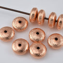 Copper Saucer Beads For Jewelry Makings 