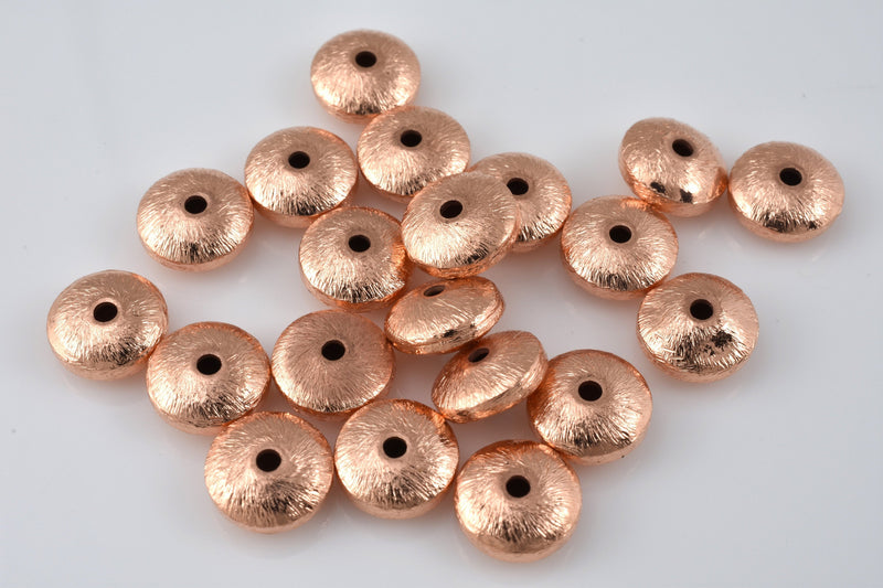 Copper Saucer Beads For Jewelry Makings 