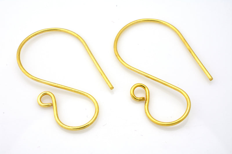 Gold Ear Wire Earring Parts For Earring Makings