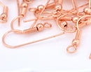 Copper Ear Wire Ear HooKs Parts For Earring Makings