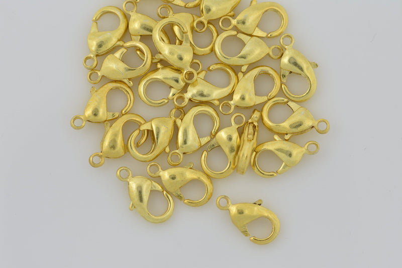 Gold plated Lobster Clasps - 10mm