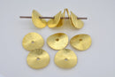 Gold Brushed  Spacers Wavy Heishi Disc Beads For Jewelry Makings