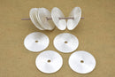 Silver Brushed Flat Spacers Heishi Disc Beads 