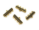 Gold Antique Space End Bar Strand Reducer For Jewelry Makings 