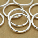 Silver Closed O Ring Jump Rings Connector Links For Jewelry Makings 