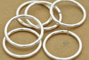 Silver Saw Cut Open Jump Rings Connector Links For Jewelry Makings 
