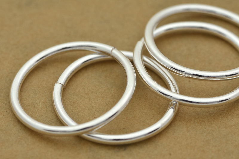 Silver Saw Cut Open Jump Rings Connector Links  For Jewelry Makings 
