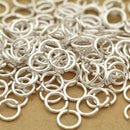 Silver Saw Cut Open Jump Rings Connector Links 